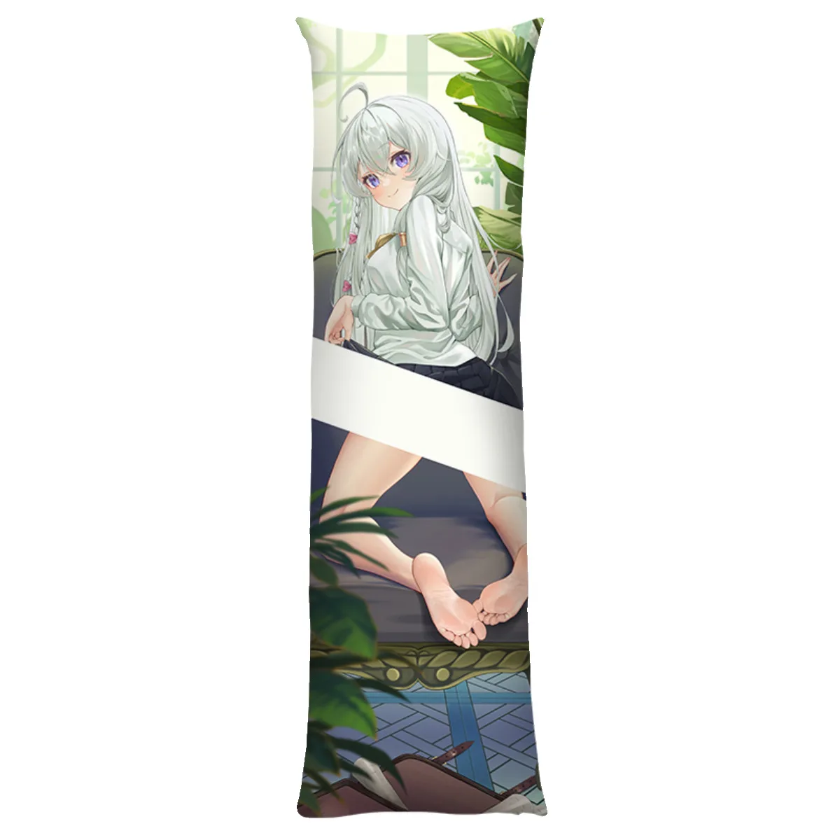 Anime Wandering Witch: The Journey Of Elaina Dakimakura Hing Body Pillow Case Cosplay Otaku Pillowcase Cushion Cover Gifts