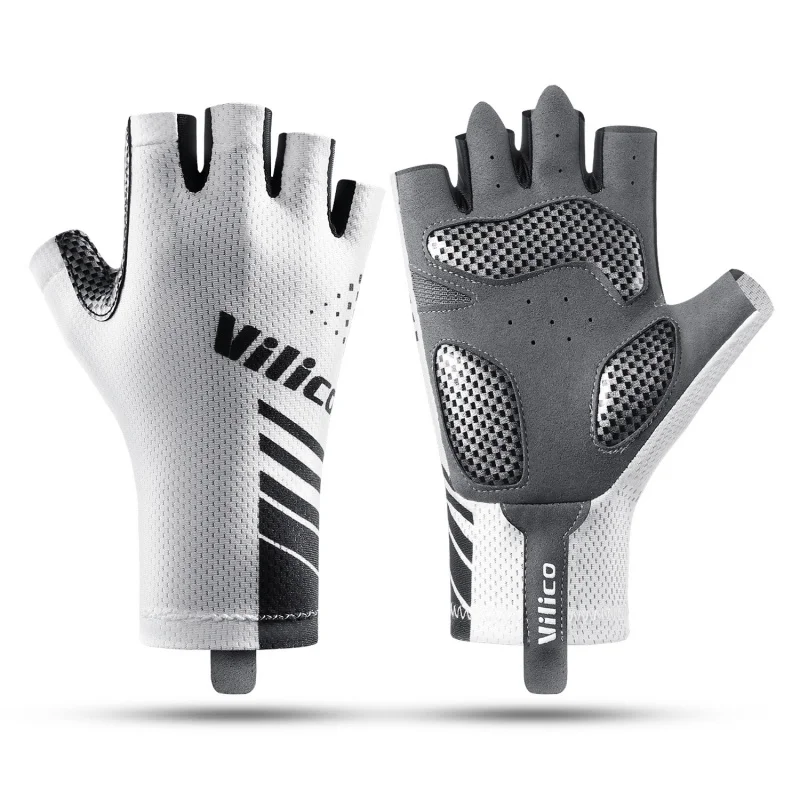 

Summer Bike Gloves Half Finger Breathable Thin Durable Shockproof Sports Gloves Outdoor MTB Bicycle Cycling Gloves Women Men