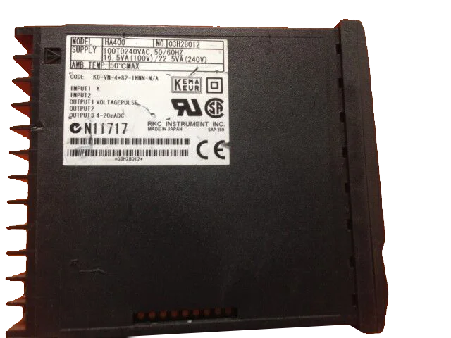 RKC HA400 SS-88-4*N1-NN6N/N/A/YN 熱成形温度コントローラー