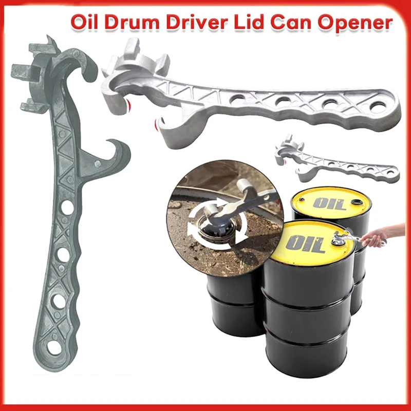 ABNO-อลูมิเนียมโลหะถังเปิดเงินถังฝาปิดประแจแกลลอนที่เปิดถังสําหรับถังสีBarrelฝาปิดสามารถเปิด