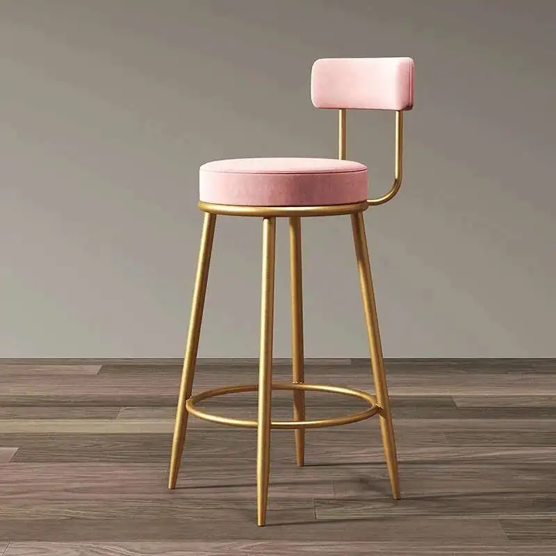 

Luxury Bar Office Dining Chairs Design Modern High Nordic Minimalist Chair Gold Outdoor Taburetes De Bar Furniture WXH15XP