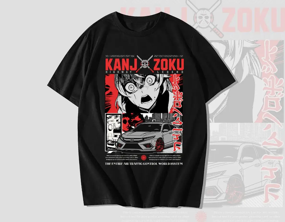 Streetwear Anime T-shirt Designs