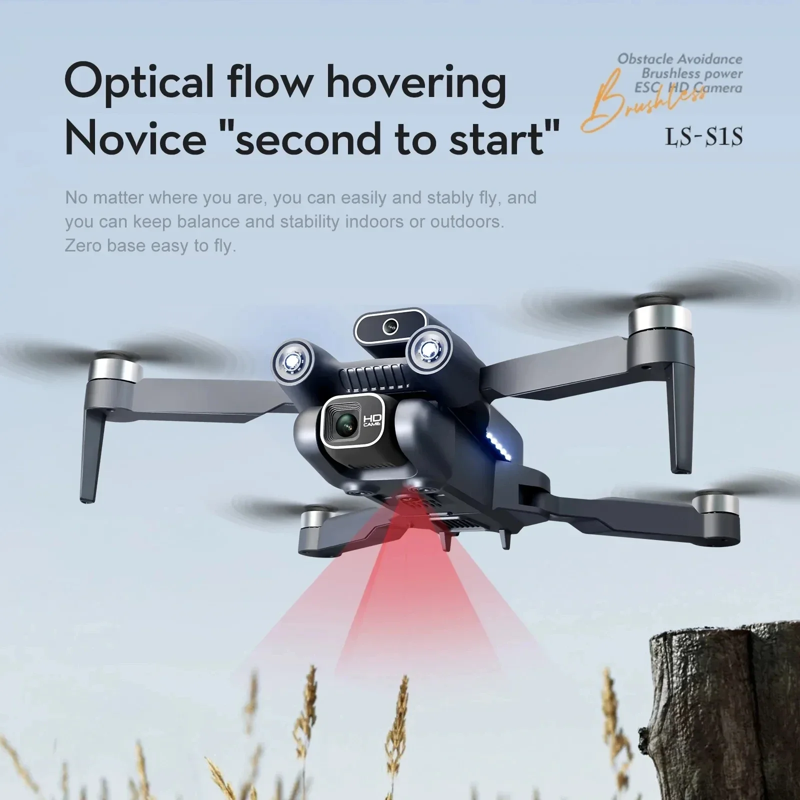 Nuovo S1S Mini Drone Camera 8K motore Brushless professionale Dron evitamento ostacoli HD doppia fotocamera Quadcopter pieghevole giocattoli