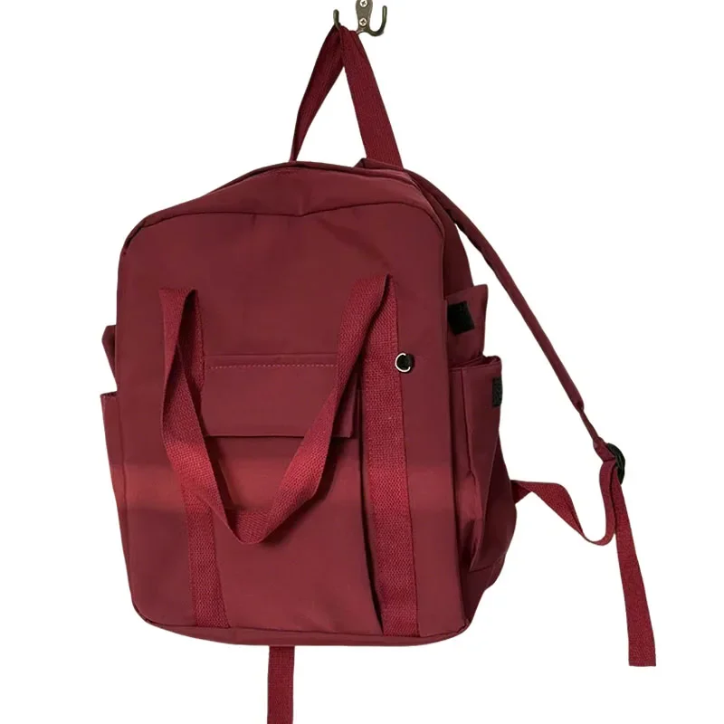 กระเป๋าเป้สะพายหลังผู้หญิงเกาหลีสไตล์ Harajuku กระเป๋าเดินทางขนาดใหญ่ความจุกระเป๋าเป้สะพายหลัง Retro กระเป๋ากันน้ํานักเรียน Preppy