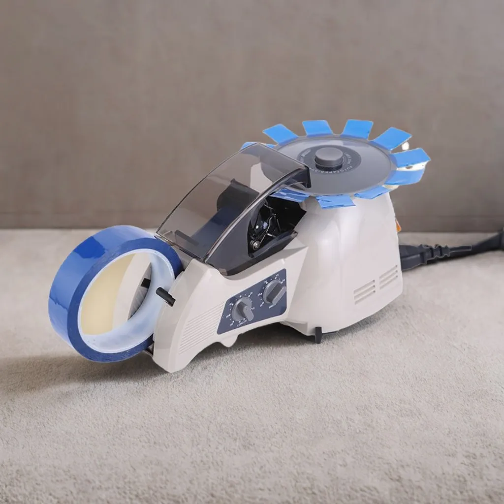 

ZCUT-8 Auto Tape Dispenser Automatic Tape Cutter with Knobs to Adjustable Cutting Length and Width