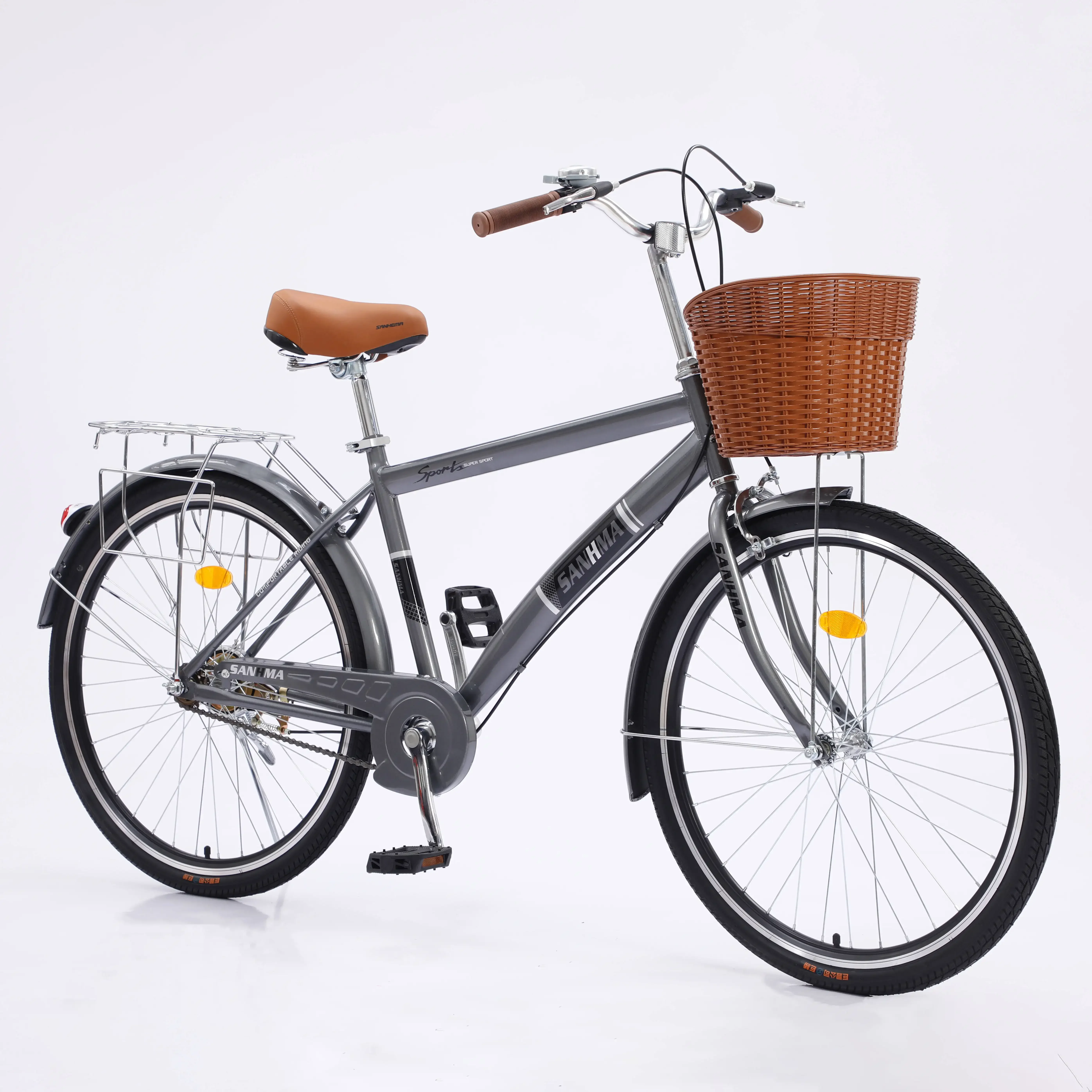 Adult Lady Vintage Bike Single/6 Speed Women Retro City Beach Cruiser Bike Bicycle