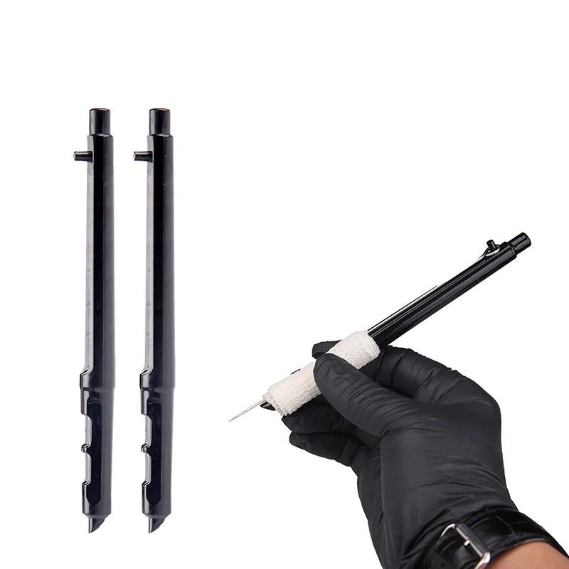 

1pc Black 3D Hand Poke And Stick Tattoo Manual Tool Pen Hand poke Tattoo Stick Poke Tattoo Supplies Needles Accessories