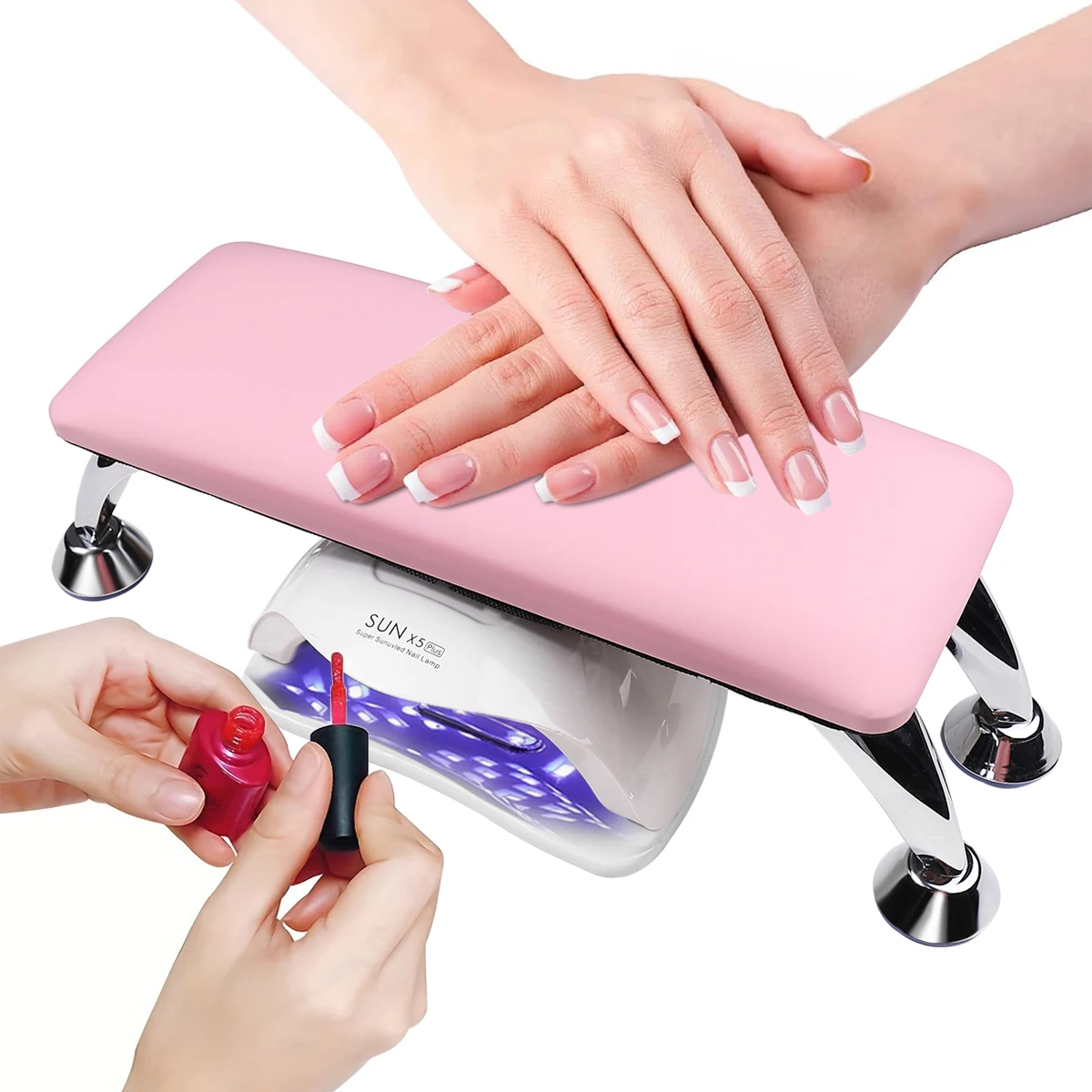 1 Pcs Genuine Nail Hand Rest Pillow Pink/Black /white Soft Hand Rest for Nail Arm Pillow Arm Rests Professional Nail Art Tool