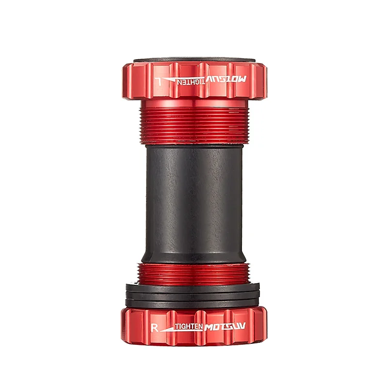 MOTSUV Bottom Bracket 68/73mm Bicycle Axis MTB Road Cycling Bottom Bracket Waterproof CNC Aluminum Alloy BB Crank Set Axis Parts