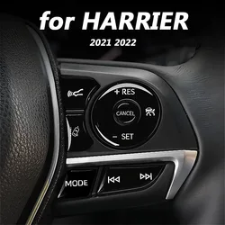 for Toyota HARRIER 2021 2022 Car interior accessories steering wheel button patch decorative sequin protective patch