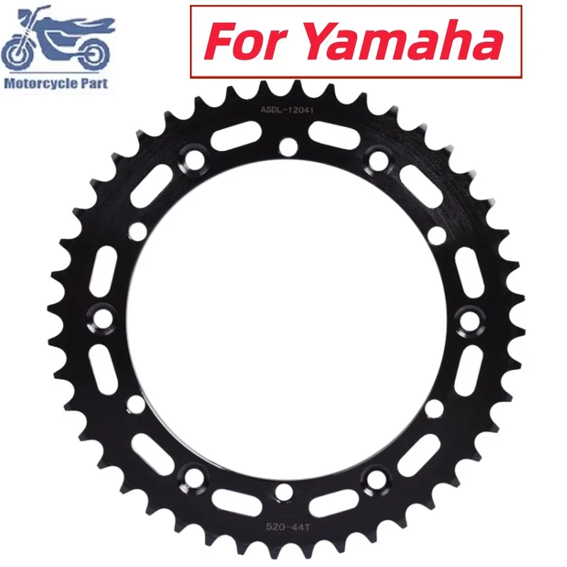 Piñón Trasero de Motocicleta 520-44T para Yamaha DT200 DT250 DT400 XT400 SR500 XT500 TT600 IT175 IT200 IT250 TT250 XT 400 500