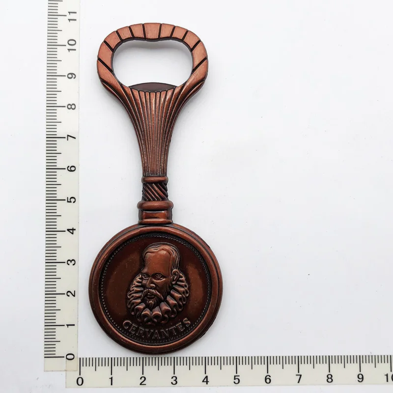 Creative Bottle Opener Fridge Magnet Cultural Landscape Message Sticker Tourism Souvenir Resin Craft Decoration