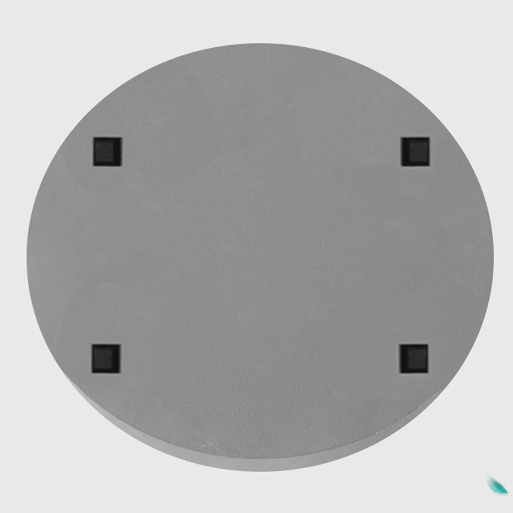 

Round Cement Flower Pot Tray Saucers for Plants Indoor Nursery Plastic Durable Leak-proof Water Drainage Tray Garden Tool