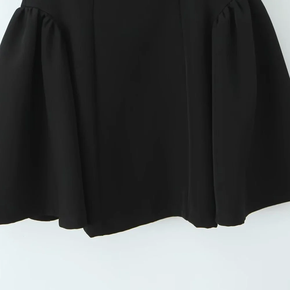 レディース向けサマーファッション、シンプルな蝶結びノースリーブスクエアネックミニカジュアルキャミワンピース