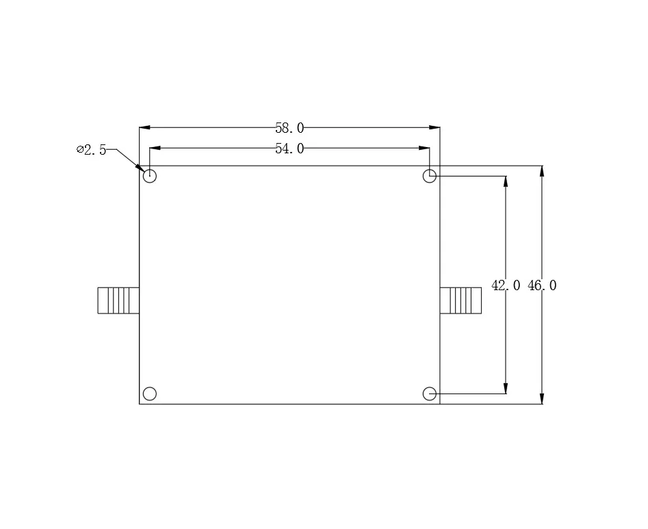 Microwave RF Digital Phase Shifter 8-bit Digital Phase Shifter 1-2.2G Digital Phase Shifter Phased Array Phase Shifter