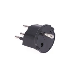 1Pc Plug Travel Adapter Europe German TO Swiss Plugs 10A 250V Power Plug EU To Switzerland Electrical Plug Adapter