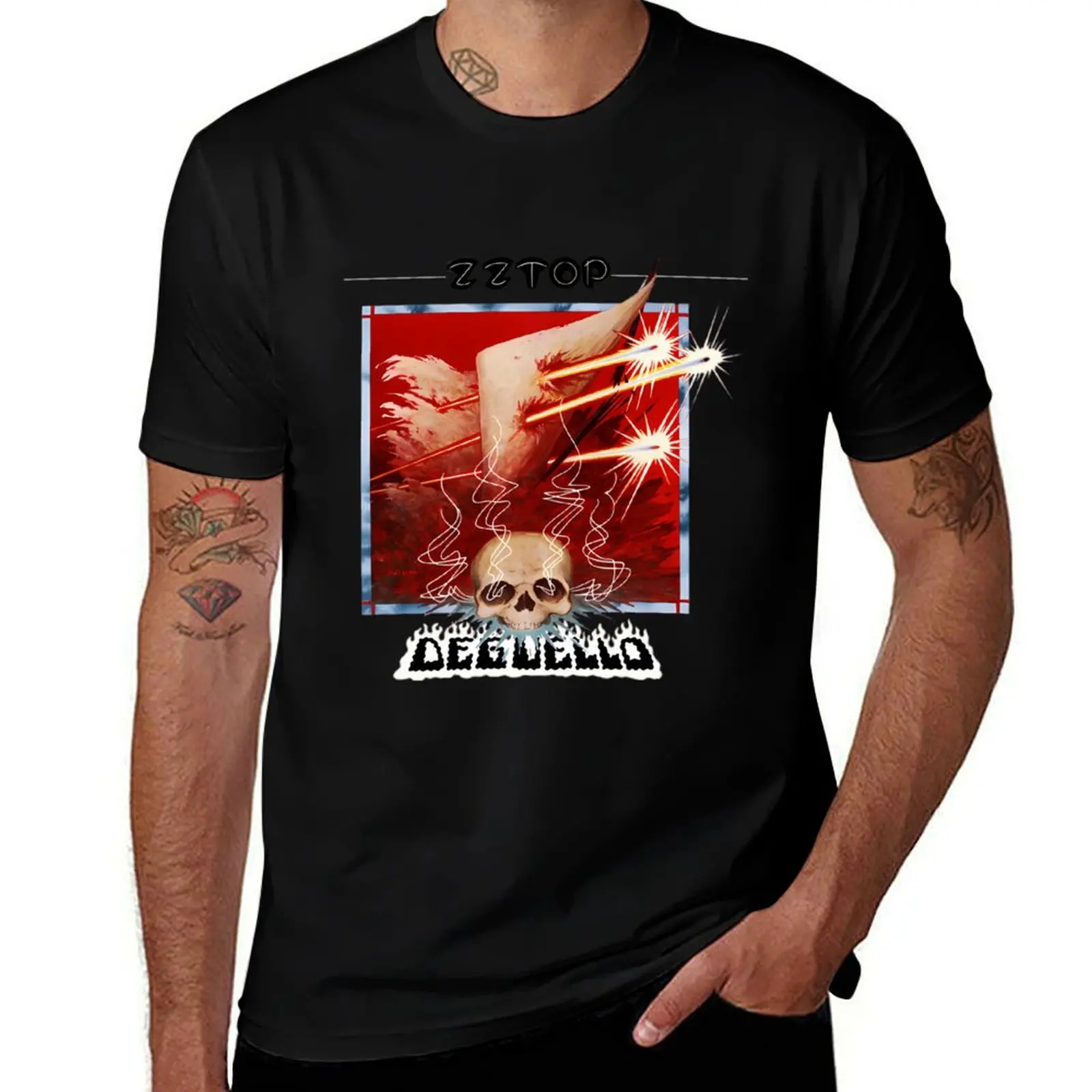 Vintage Rock Band - Sharp Dressed Simple Man Tour 2024 T-Shirt Work Outdoor for Men T-Shirt