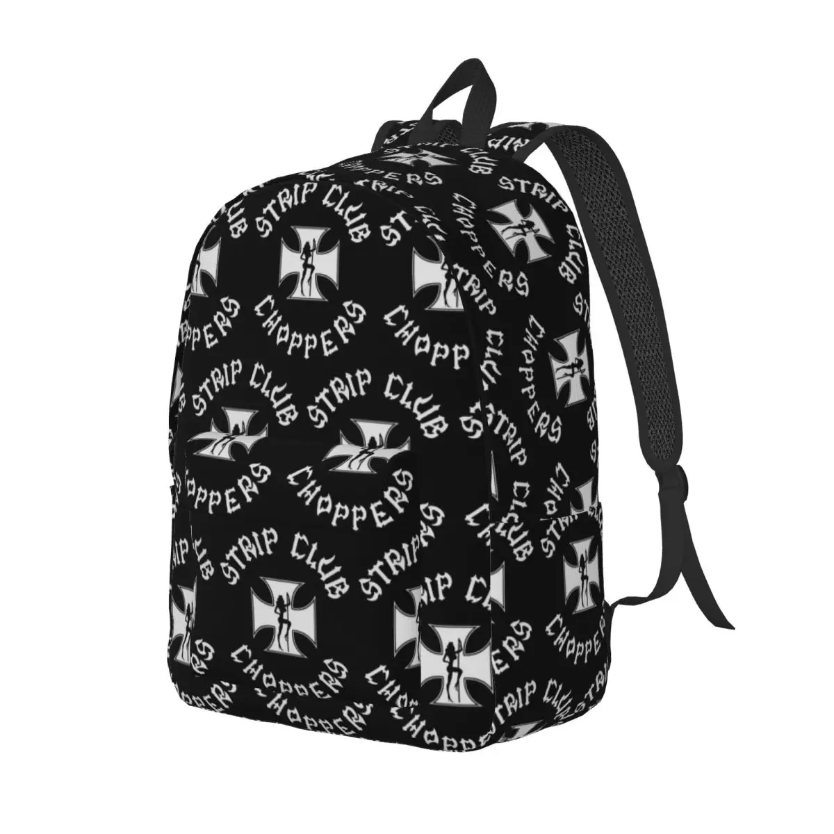 West Coast Iron Cross Choppers  Backpack Daypack Large Capacity Boys Girls BookBag School Bag Shoulder Bags for Men Women