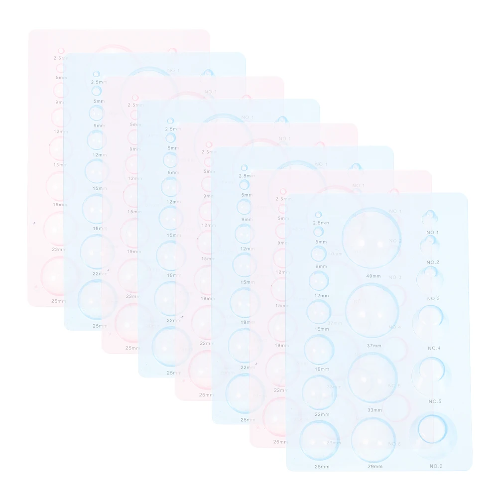 

8 PCS Handmade Mold Set Clay Molds for Jewelry Making Molding Tools Flowerpot Plastic DIY Accessories