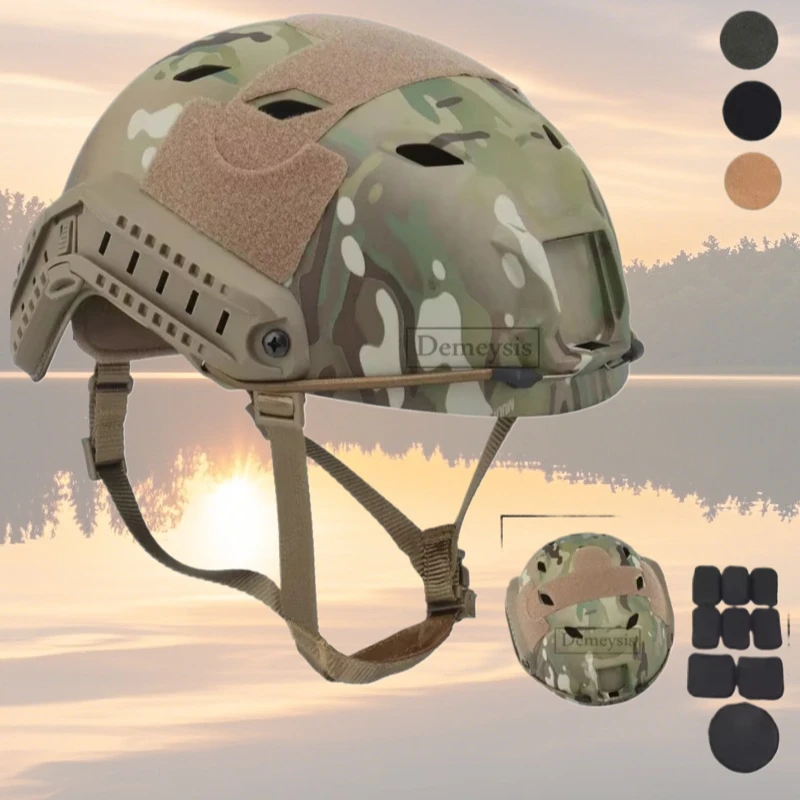 

Tactical Helmet BJ Type for Airsoft Paintball Shooting CS Wargame Lightweight Outdoor Sports Protective Gear