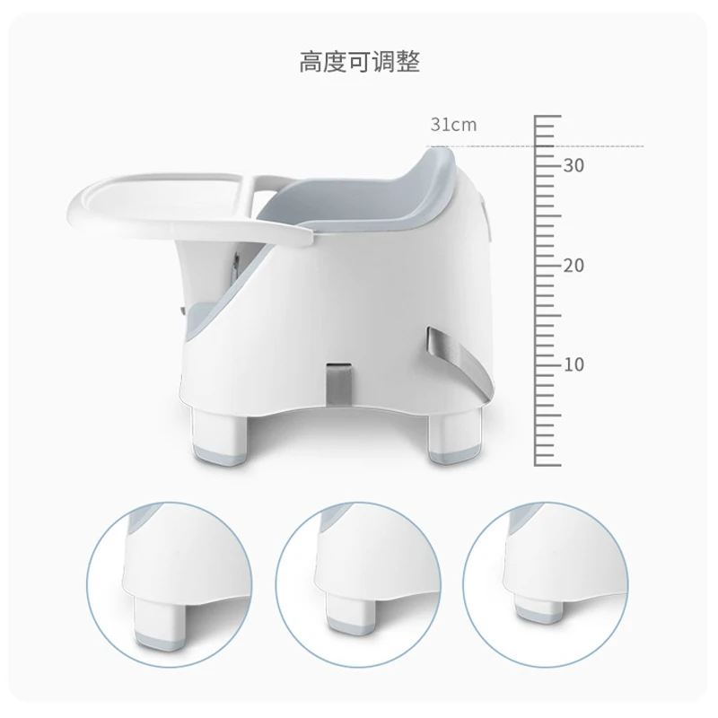 Baby Dining Chair Portable Multifunctional Dining Table Chair Toddler Booster Seat Children Feeding Chair