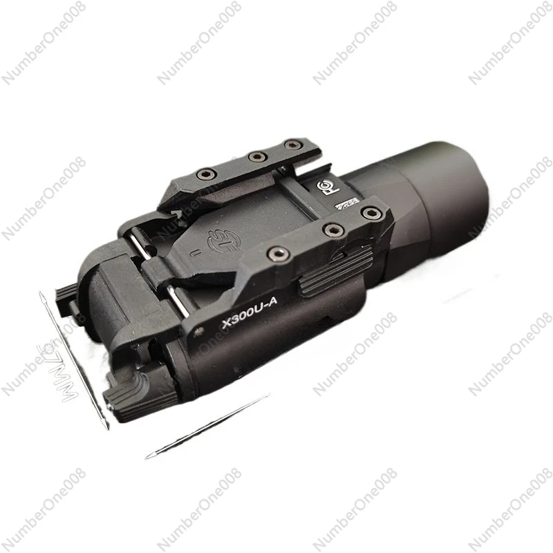 Linterna X300U Linterna montada en la parte inferior Iluminación de luz LED Luz fuerte Estroboscópica Mini linterna