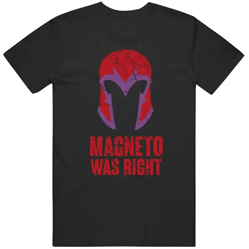 Magneto Was Right 97 Comic Fan Distressed T Shirt