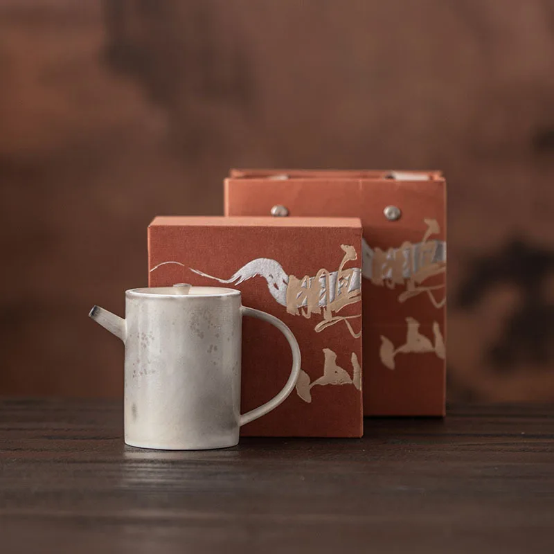 

Upright hand pot household Chinese retro hand pot coarse pottery kung fu tea set teapot accompaniment