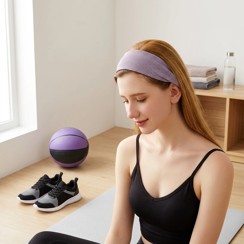 Men'S Yoga Accessories - Sport-Stirnband Atmungsaktives Yoga-Band für Männer und