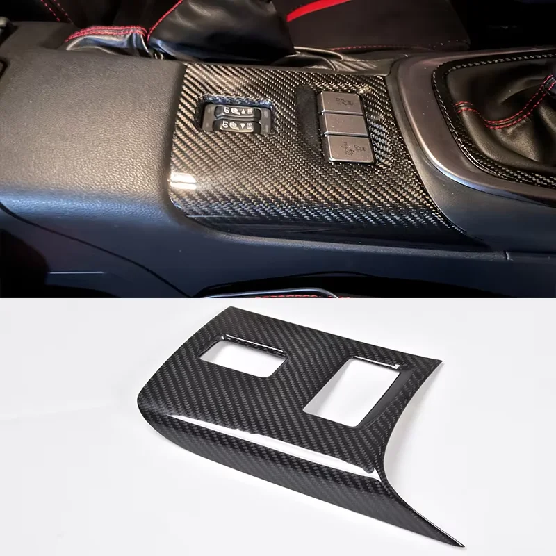 

For Toyota GR86/Subaru BRZ 2022 true carbon fiber modified central control panel, seat heating switch button frame sticker trim