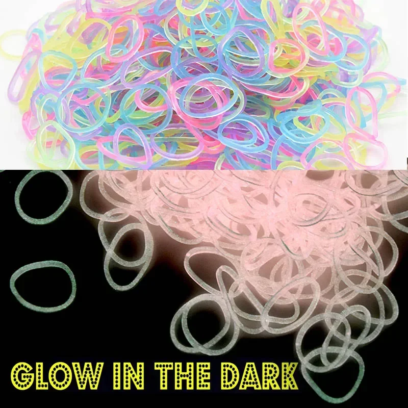 600 Elastic Different Colors Rubber Loom Bands Bracelet Children\'s Homemade Bracelets DIY for Loom Wrist Bracele for Women