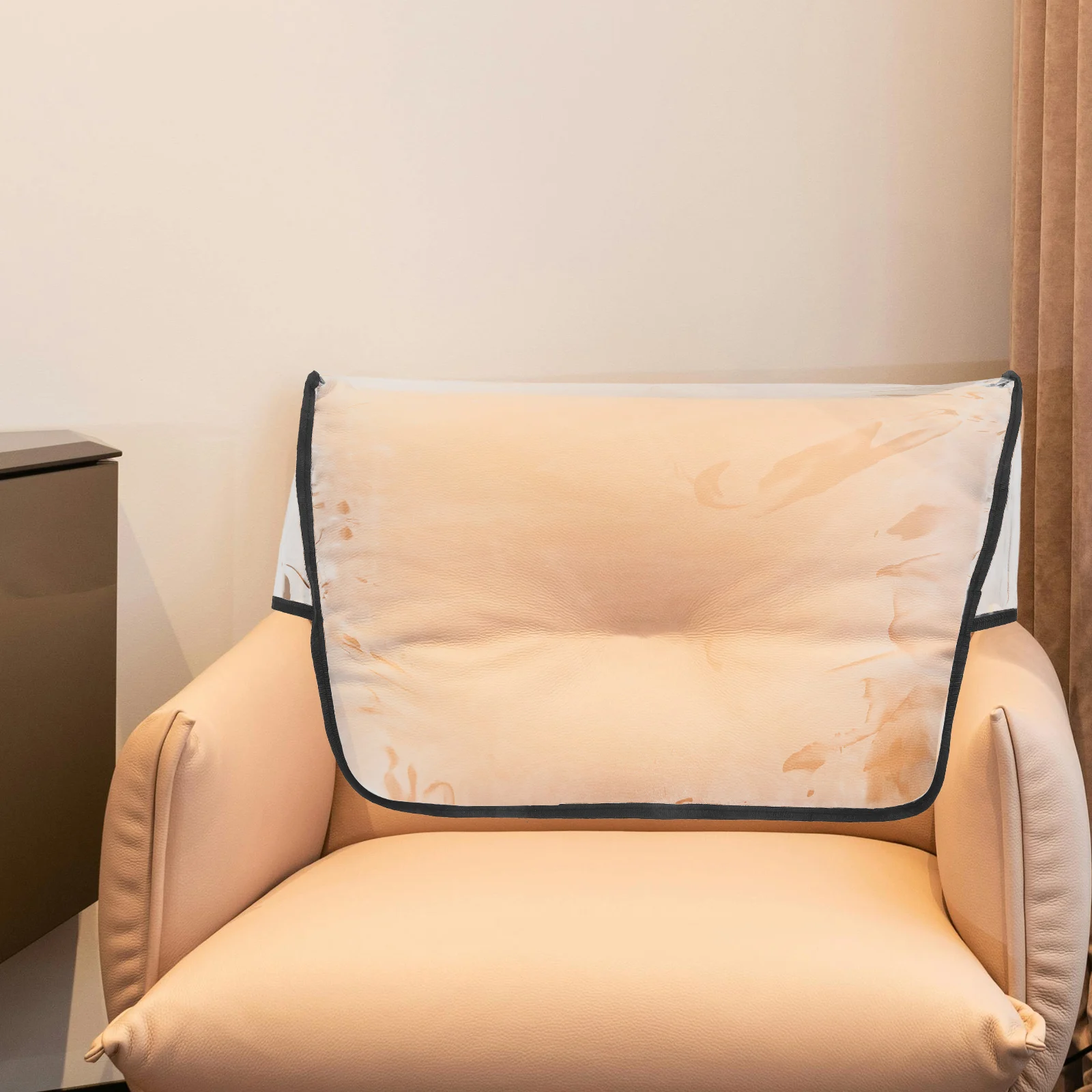 

Removable Chair Cushion Cover White Pvc Protective Sleeve Sofa Back Cushion Protector Waterproof Furniture Supply