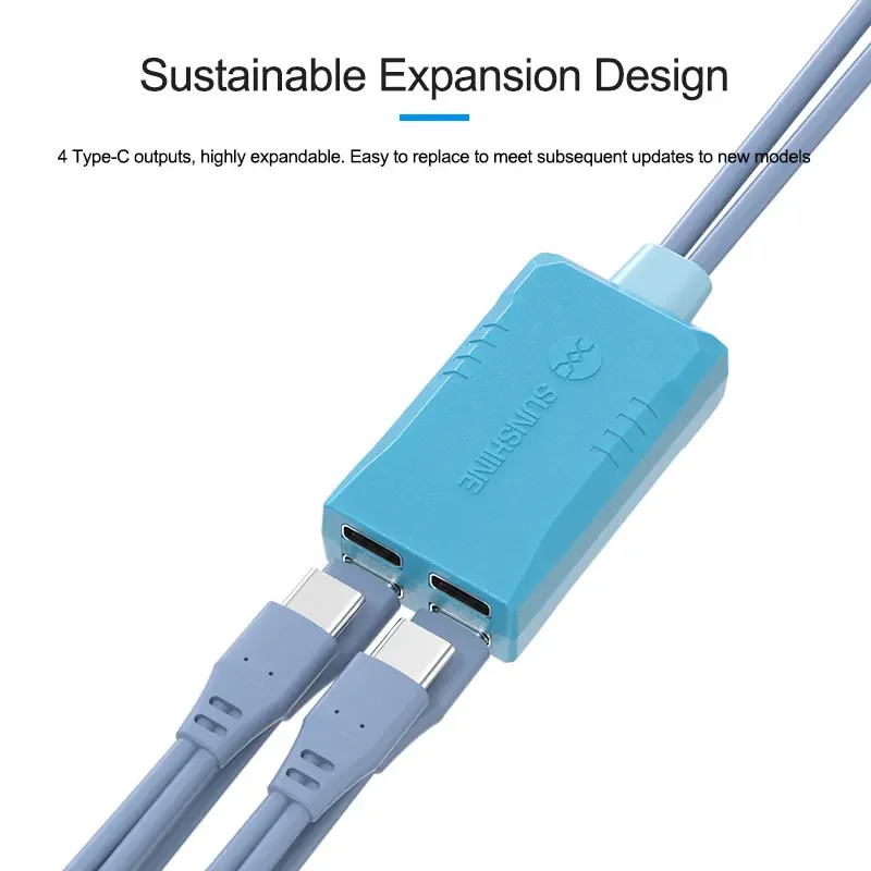 拡張可能な電源ケーブル,iphone 7-15pro max用ブートケーブル