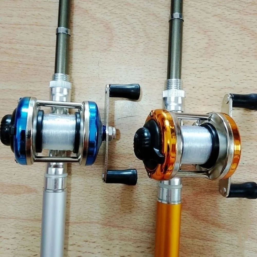 البناء المعدني بكرات الصيد على الجليد حجم صغير اليد اليمنى اليسرى الصيد الغزل بكرة عالية السرعة المحمولة الاستخدام