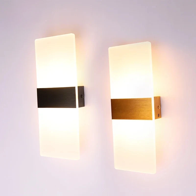 

LED Wall Light 220V 110V Bedroom Bedside Light Living Room Balcony Aisle Wall Lamp Corridor Wall Sconce Lamp