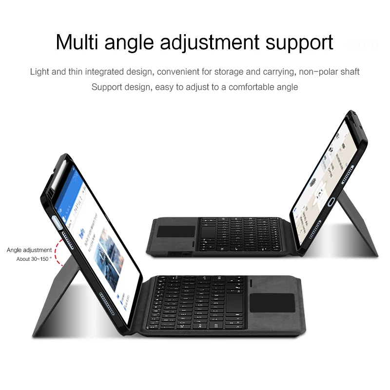 Imagem -03 - Capa de Teclado para Xiaomi Pad Pro 2023 Mipad Mipad6 11 Polegada Tablet Backlit Bluetooth Capa de Teclado com Slot de Caneta Trackpad