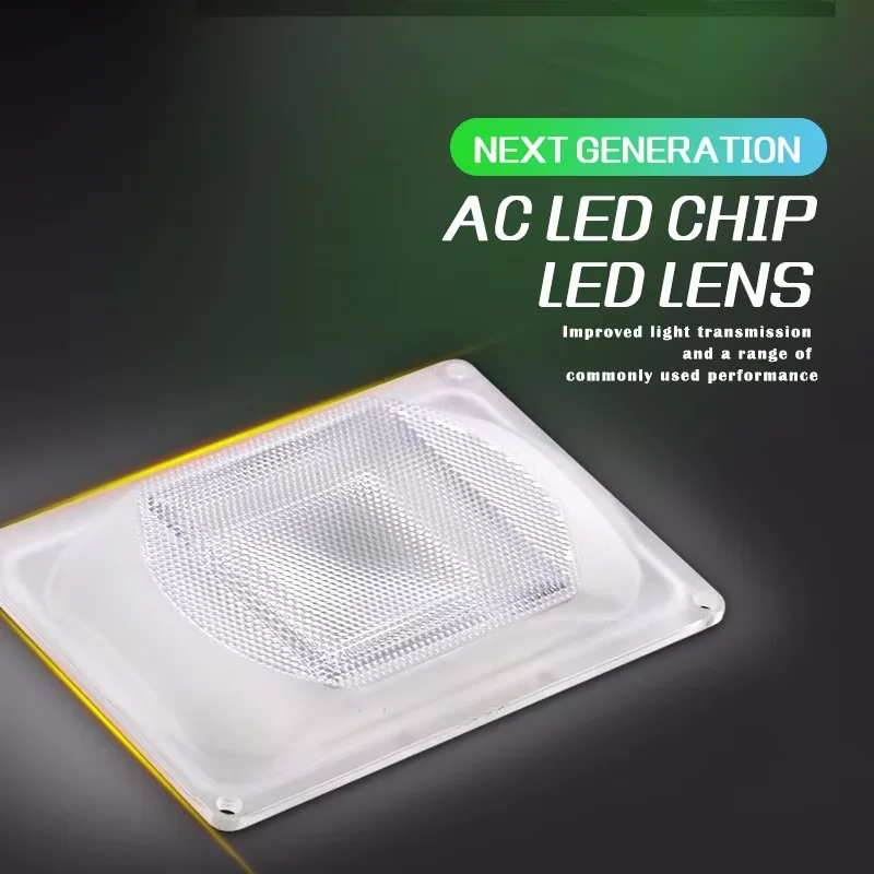 1 Set LED Lens Reflector For LED COB Lamps Include: PC Lens+Reflector+Silicone Ring Lamp Cover Shades Flood Light DIY