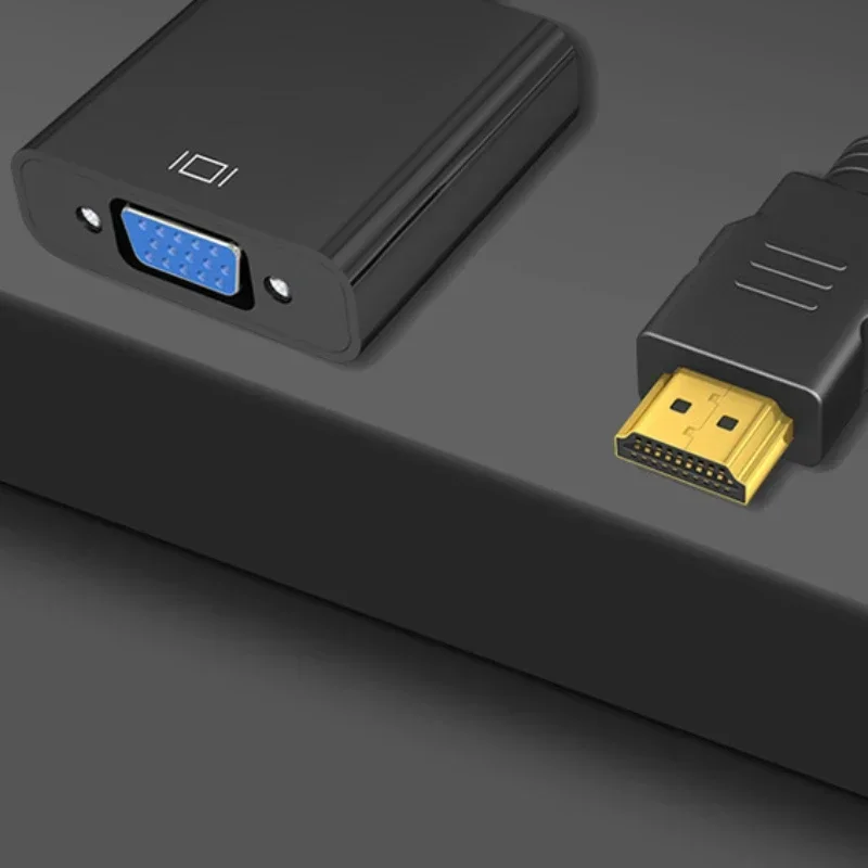 Кабель-преобразователь HD 1080P HDMI-совместимый с VGA, с аудио источником питания «папа» в «мама», адаптер VGA для PS4, ТВ-приставки, xbox, ТВ, ноутбука