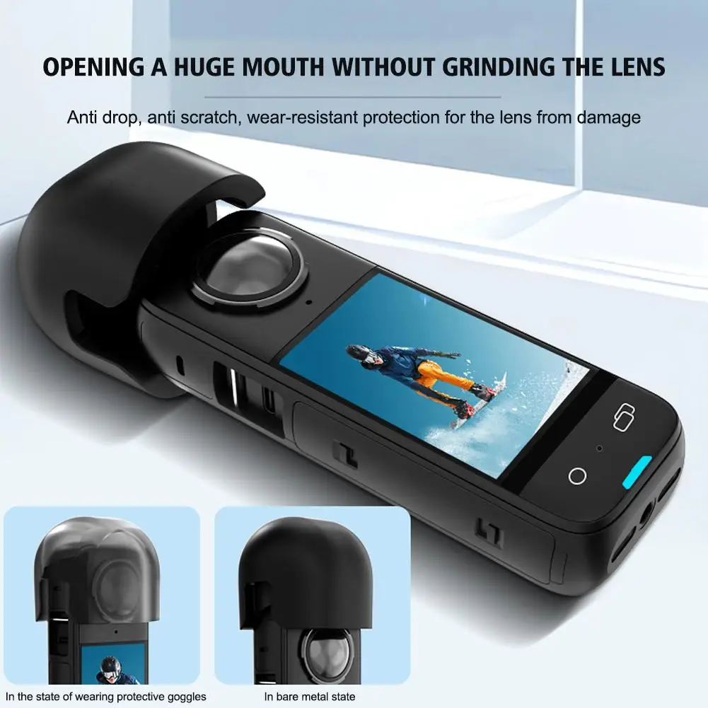 

Insta360 X4 Silicone Case Protective Cover For Insta 360 X 4 Lens Cap for Insta360 Accessories Q7N7