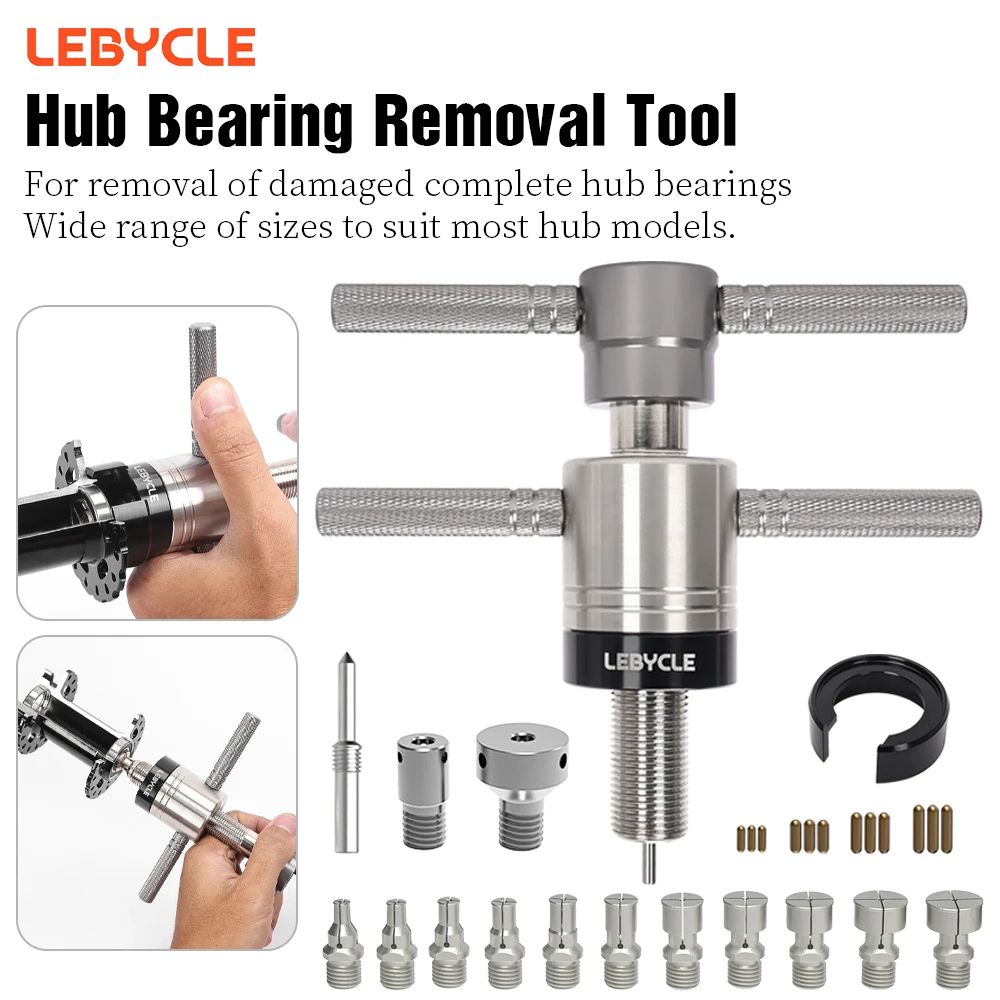 

LEBYCLE Bike Hub Bearing Removal Tool Bike Hub Tower Base Remover Bike Hub Bearing Tool Bike Bearing Repair Tool Bracket