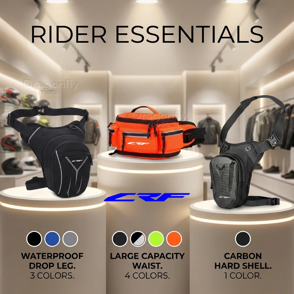 

For HONDA CRF300L CRF250L CRF 230 450L CRF250F 250 450 R/X 150 300L Motorcycle Leg Bag Waterproof Rider Waist Bag Cycling Bike