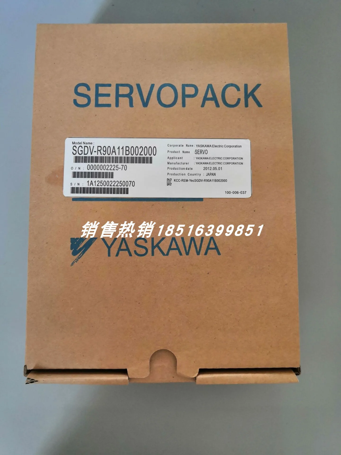 SGDV-R90A11B002000/R90A11A/R90A01B Yaskawa Servo Drive New Quality Assurance One Year