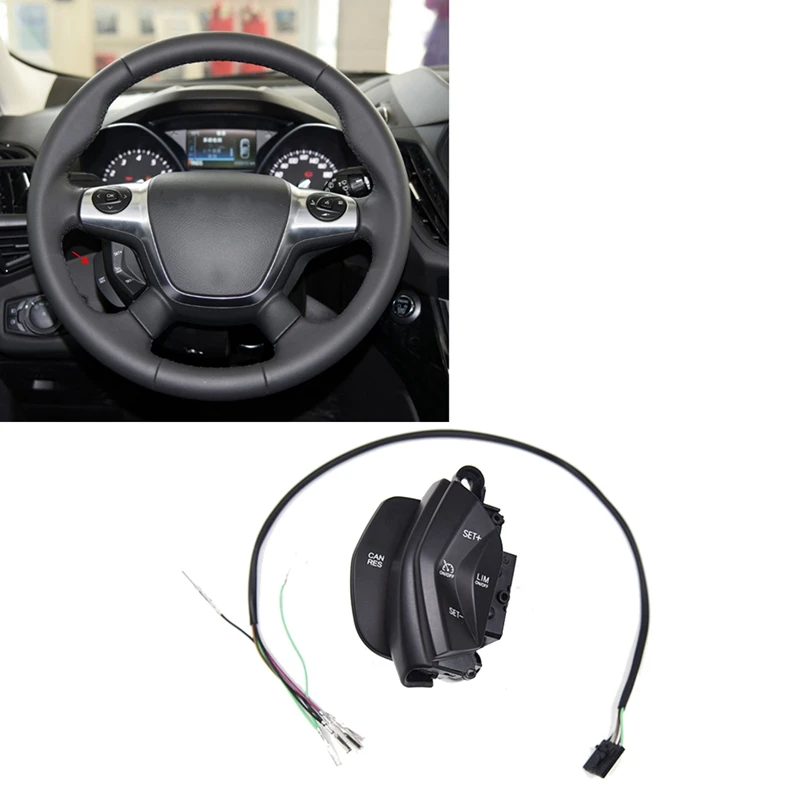 

Car Steering Wheel Speed Control Switch With LIM For Ford Focus Kuga 2012-2015 Cruise Control System Parts Accessories