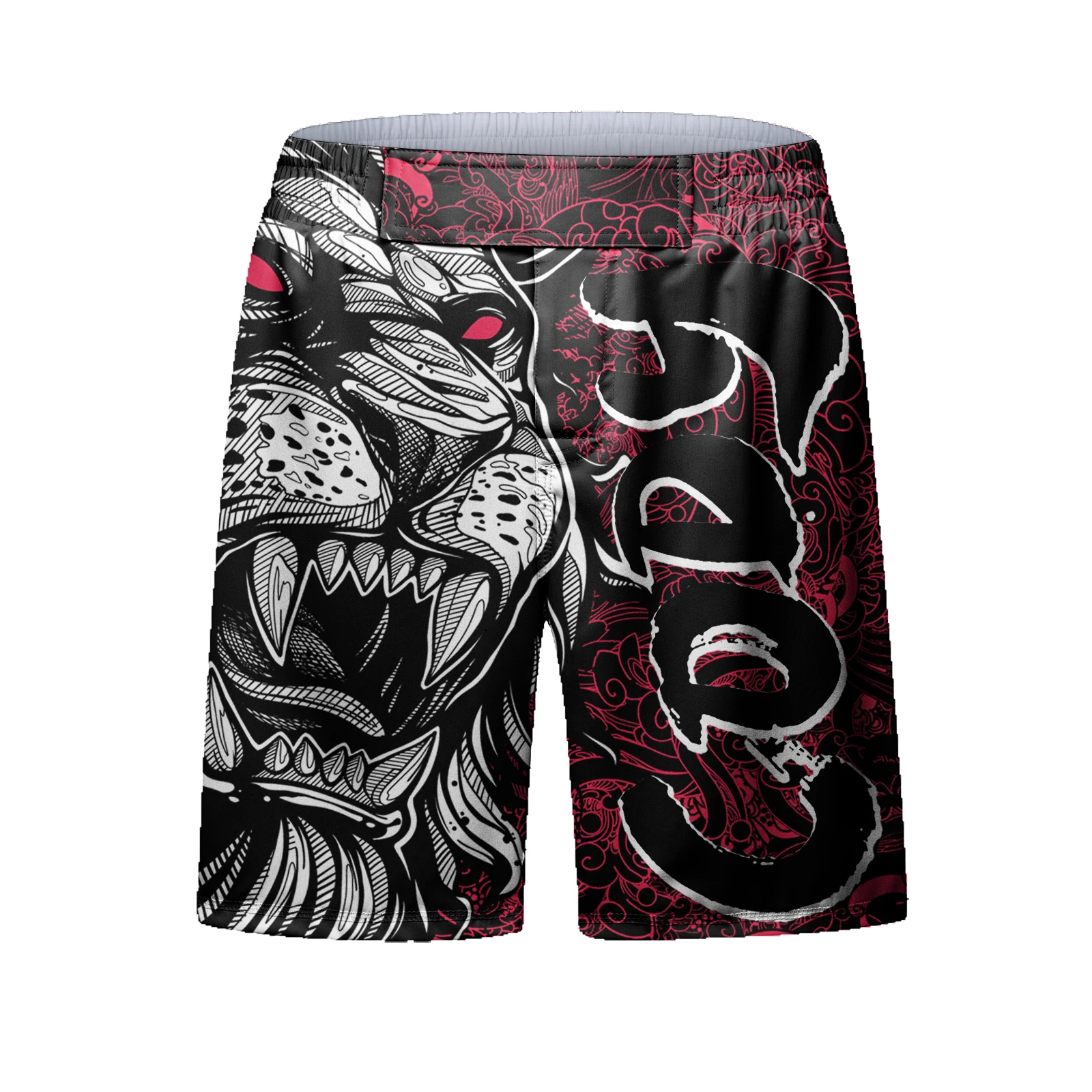 Cody Lundin Men Customized Fighting Grappling Shorts Animal Printed Jiu Jitsu kickboxing MMA shorts Lightweight Muay Thai Shorts