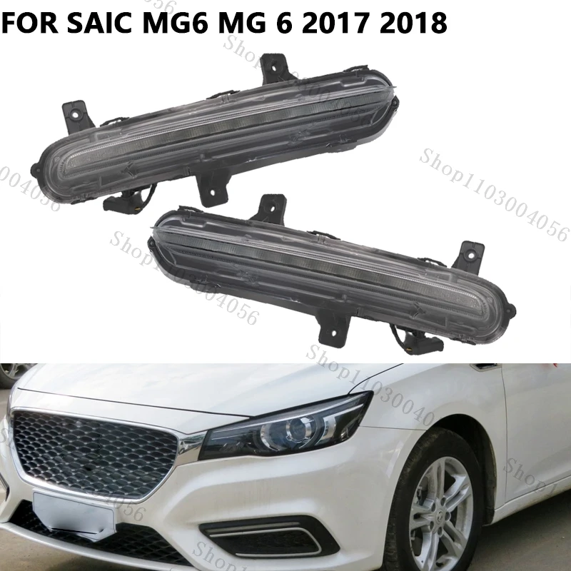 

Для SAIC MG6 MG 6 2017 2018, дневные ходовые огни, передний бампер, противотуманные фары, сигнальная лампа, автомобильные аксессуары