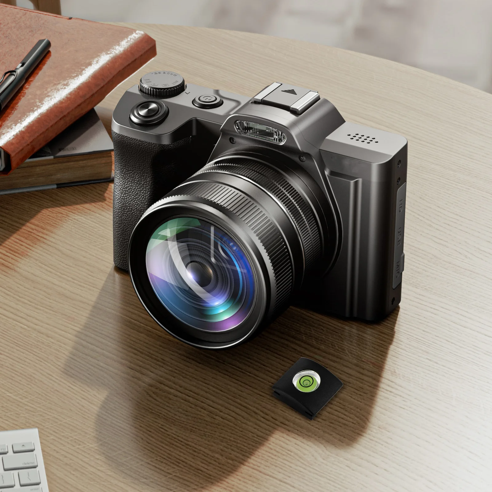 

5pcs Camera Stabilizer Hot Shoe Cover Plastic Spirit Level For Dslr Flashlight Mount Protection Stability Positioning Tool