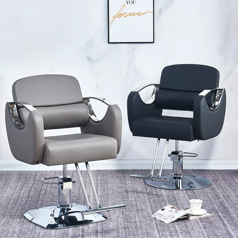 Cosmetic Manicure Barber Chair Reception Hairdresser Workshop Barber Chair For Salon Stylist Silla Barberia Salon Furniture HY