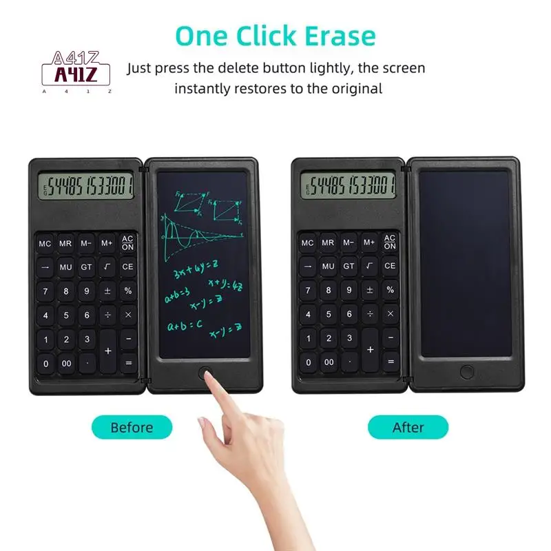 

A41Z-Calculator Handwriting Pad Smart Mini Memo Office Dedicated Calculator Portable School Business Supplies