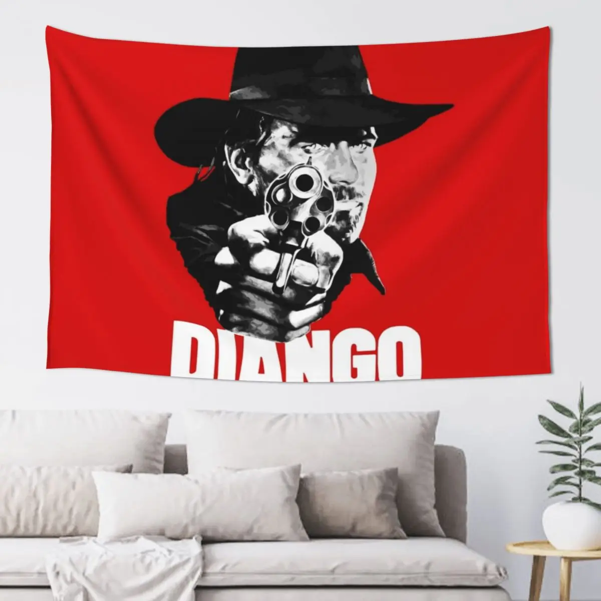 Django - Franco Nero Tapestry Christmas Decoration Cute Decor Tapestry