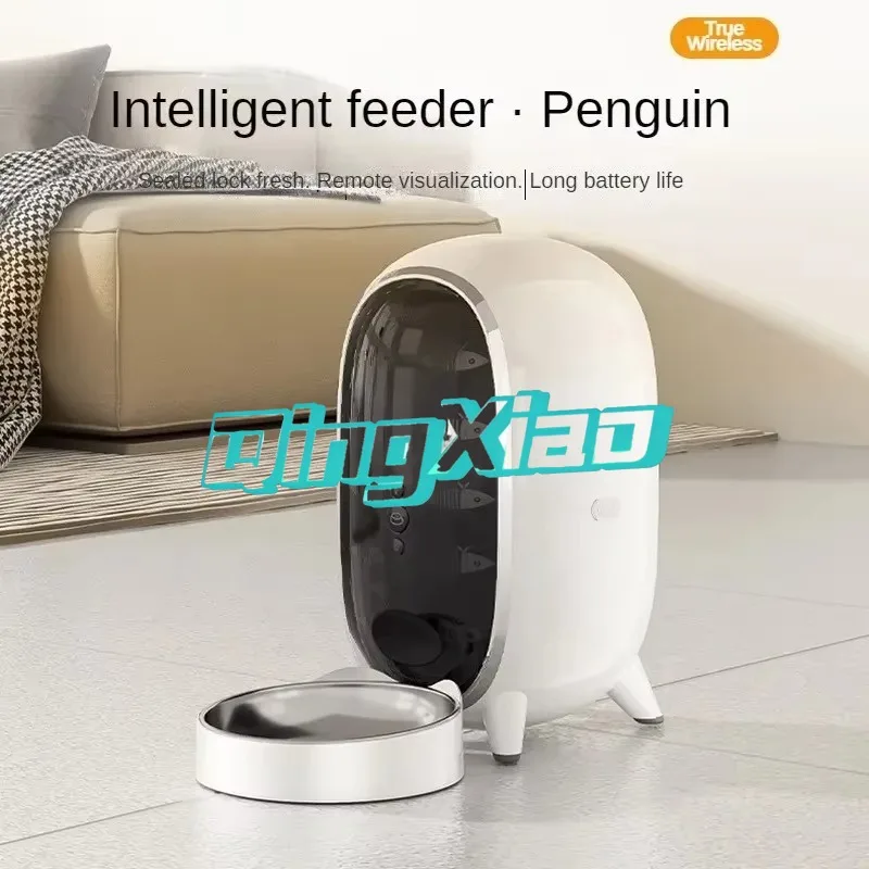 Wholesale Smart Pet Feeder With Camera Wifi Automatic Cat Food Dispenser App Control  For Remote Feeding Privacy Protection